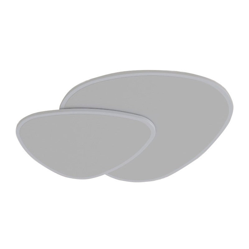 Maintained House Pebble Overlap LED Ceiling Light - Unlit, on white