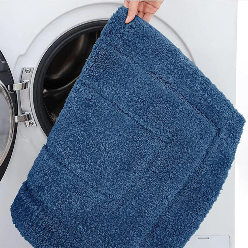Maintained House Plush Microfiber Bath Mat - Going into a washing machine