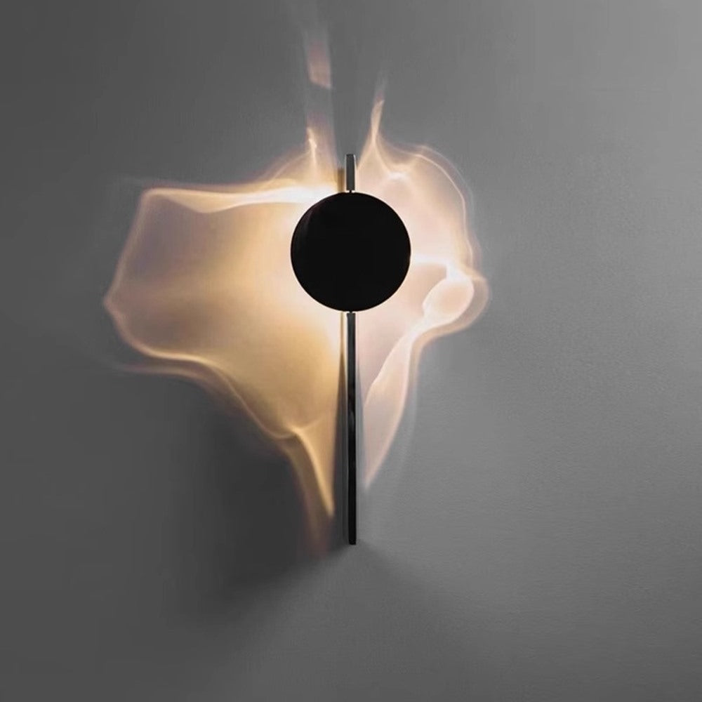 Maintained House Rotating Ripple Light Wall Sconce - 13 in single