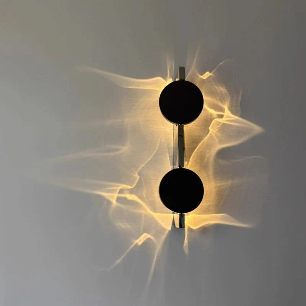 Maintained House Rotating Ripple Light Wall Sconce - 15 in double