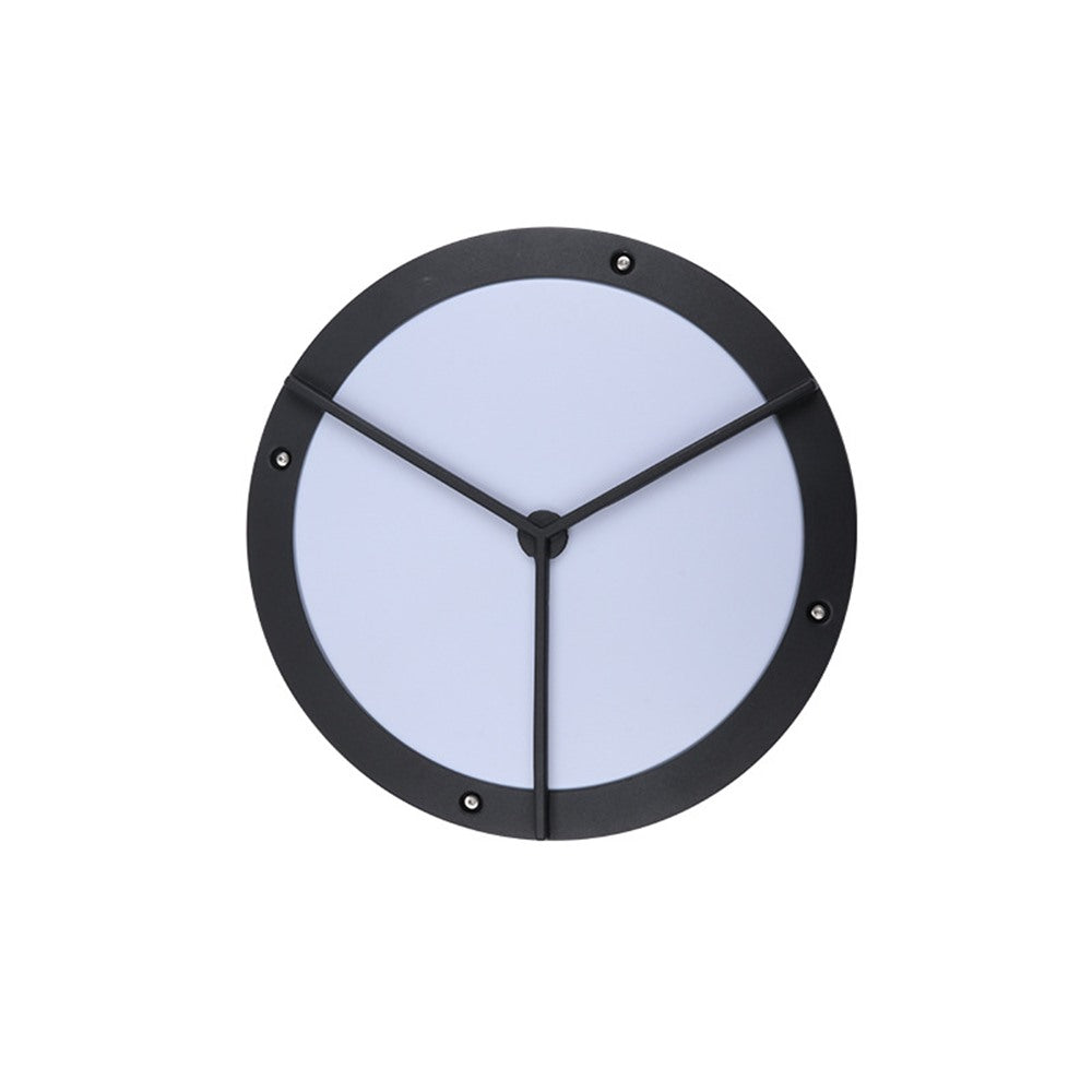 Maintained House Round Outdoor LED Wall Light - Three Spoke