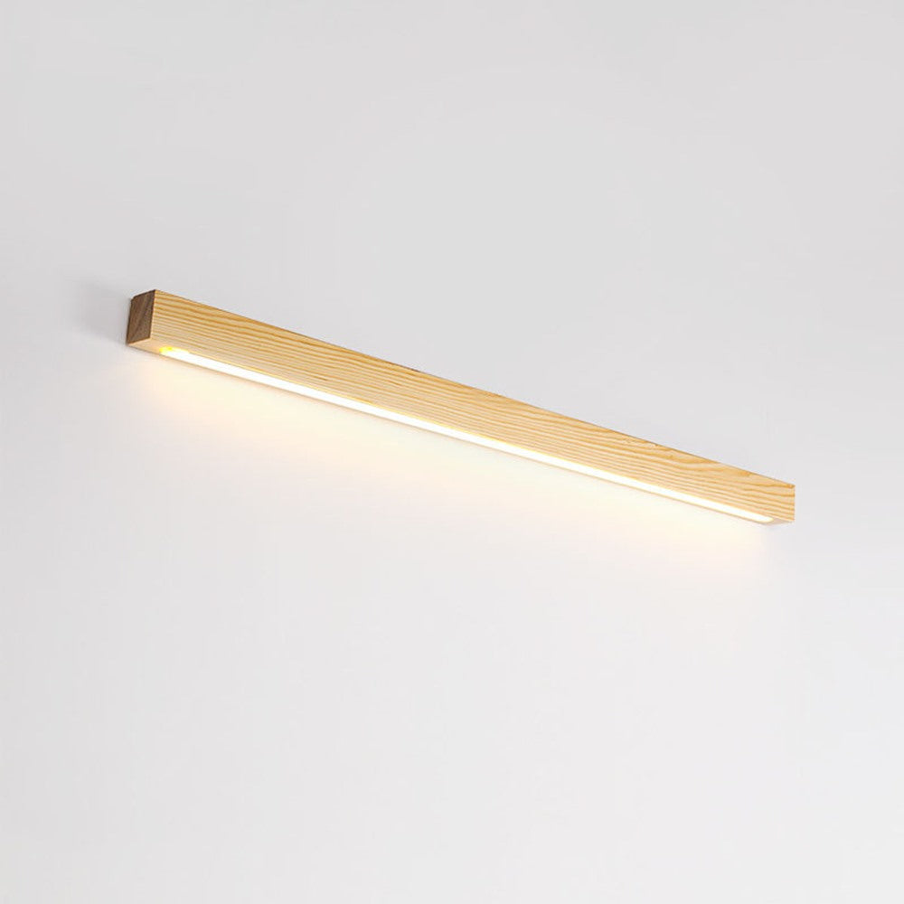 Maintained House Wood Linear LED Wall Light - Natural, 31.5 in