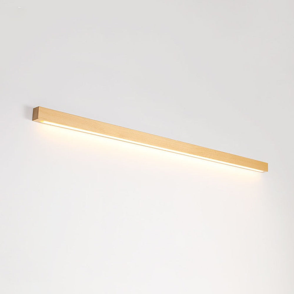 Maintained House Wood Linear LED Wall Light - Natural, 47.2 in