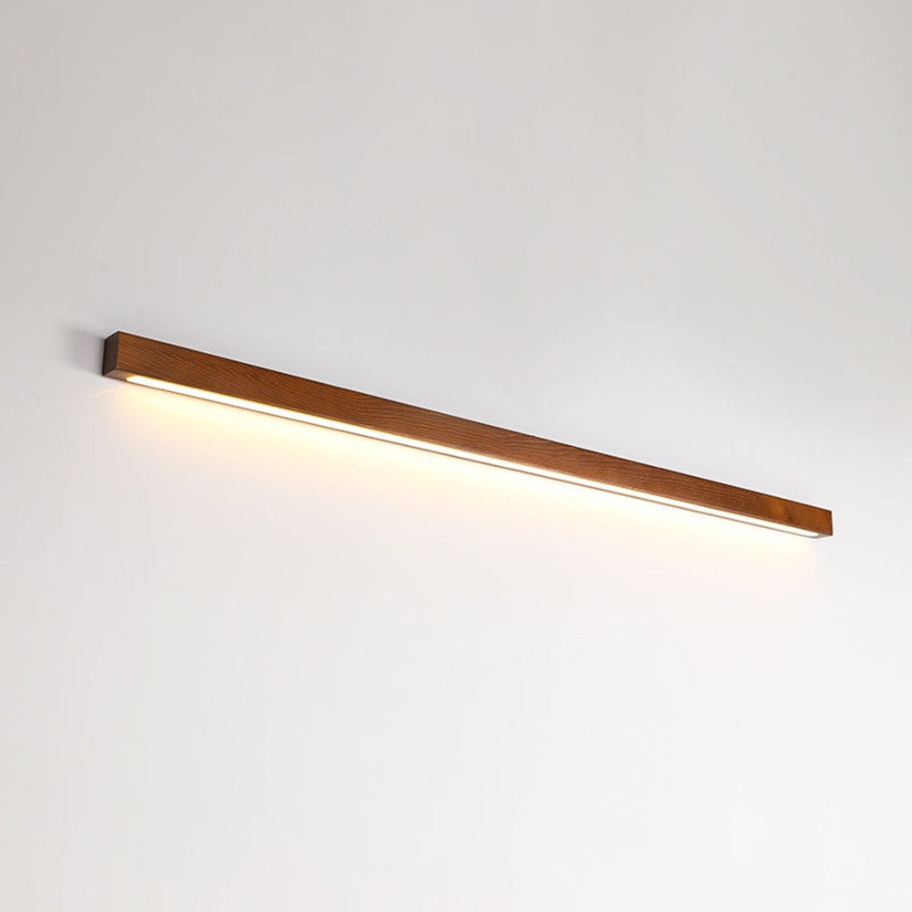 Maintained House Wood Linear LED Wall Light - Walnut, 47.2 in