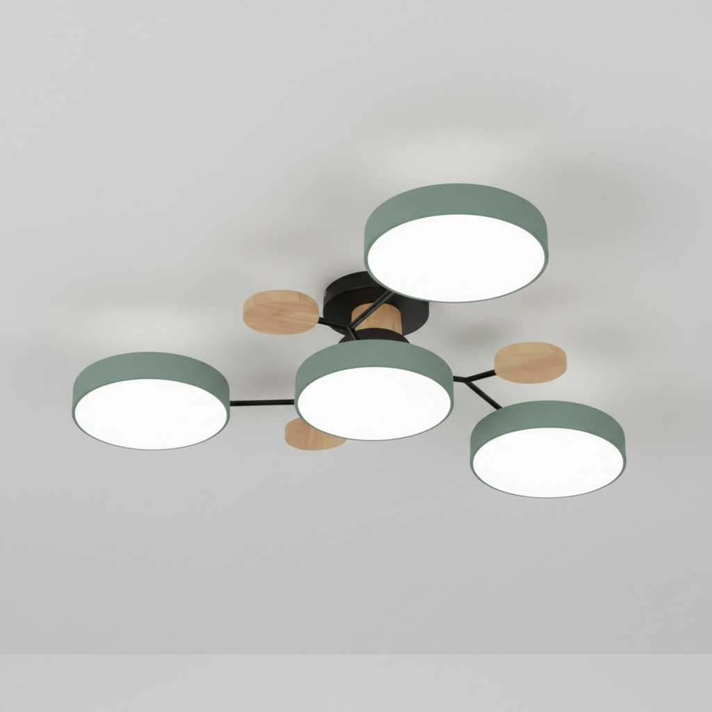 AstraRamus Starburst Branch LED Ceiling Light - Nordic Flush Mount Lamp, 3000K 0