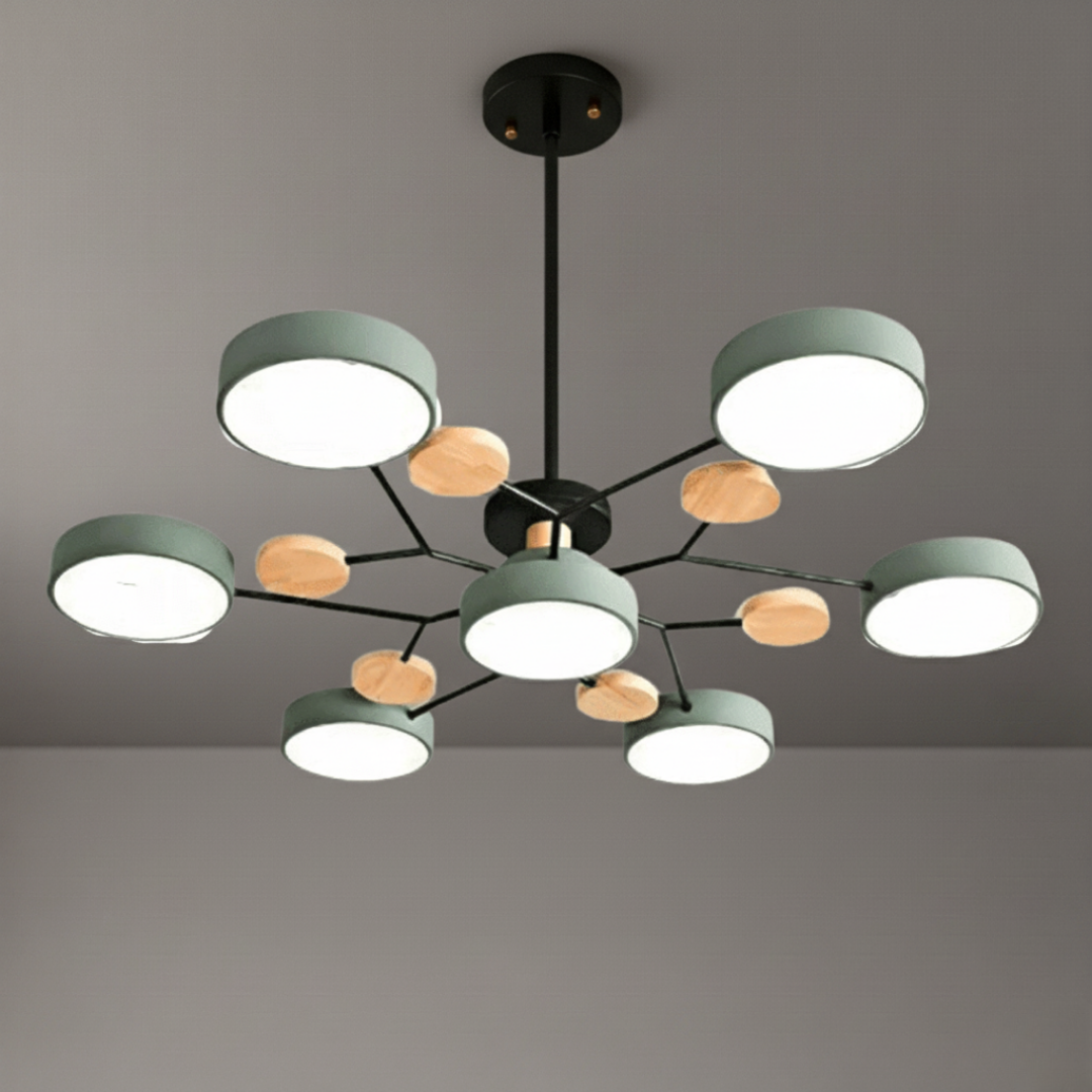 AstraRamus Starburst Branch LED Ceiling Light - Nordic Flush Mount Lamp, 3000K 1