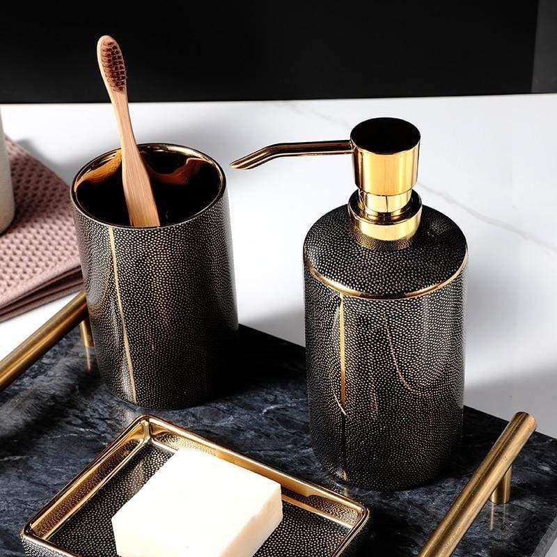 Bathroom Accessories Set – Luxurious Ceramic for Elegant Organisation 3
