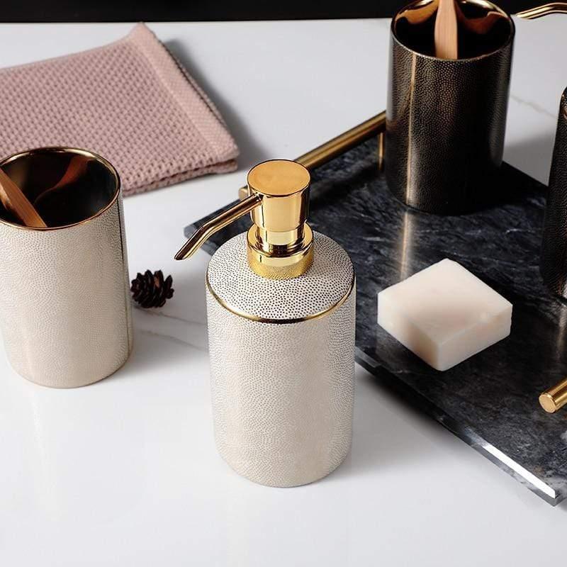 Bathroom Accessories Set – Luxurious Ceramic for Elegant Organisation 4
