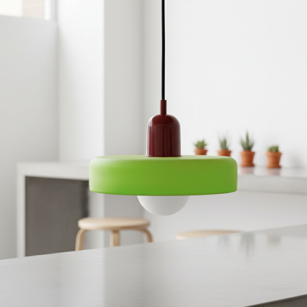 Bauhaus-Inspired Glass Pendant Light – Modern Kitchen Pendant Lighting Fixture 10