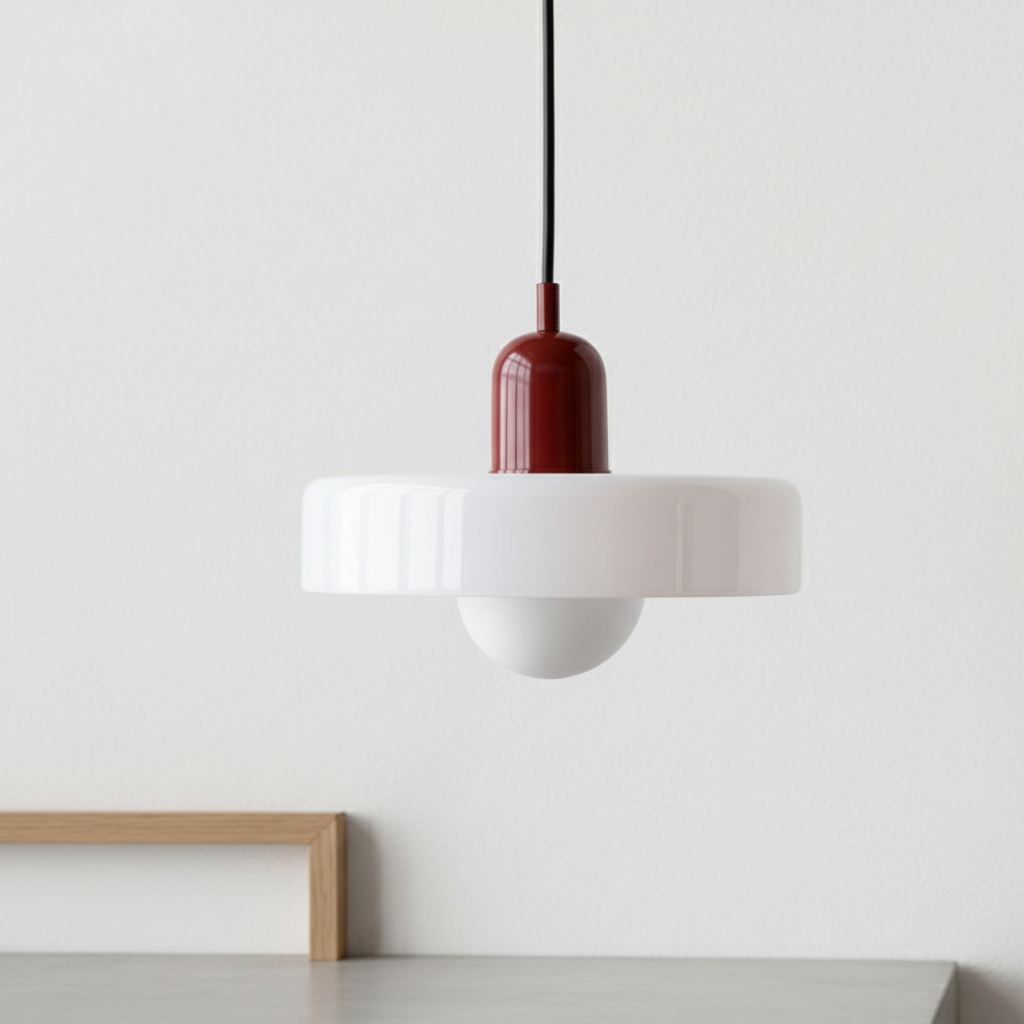 Bauhaus-Inspired Glass Pendant Light – Modern Kitchen Pendant Lighting Fixture 12