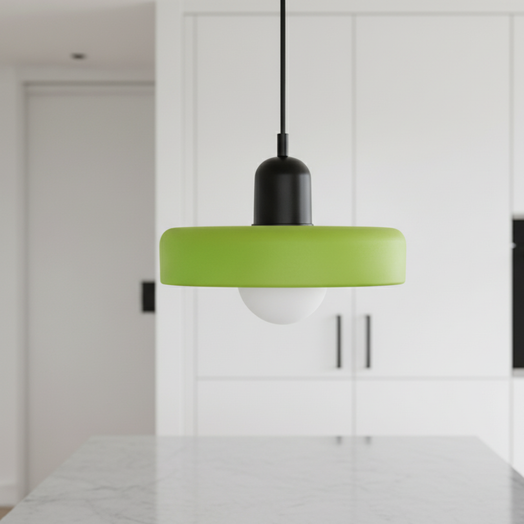 Bauhaus-Inspired Glass Pendant Light – Modern Kitchen Pendant Lighting Fixture 16