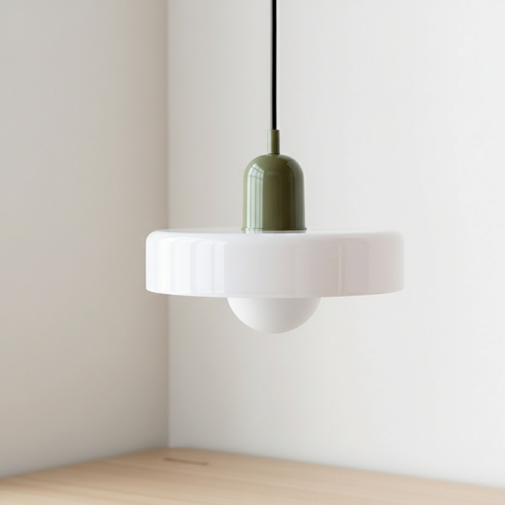 Bauhaus-Inspired Glass Pendant Light – Modern Kitchen Pendant Lighting Fixture 24