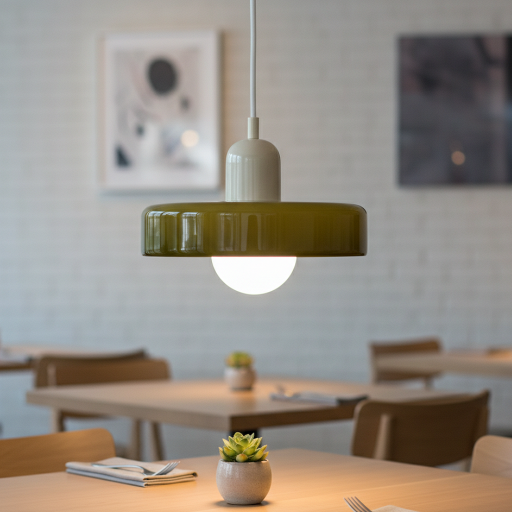 Bauhaus-Inspired Glass Pendant Light – Modern Kitchen Pendant Lighting Fixture 4
