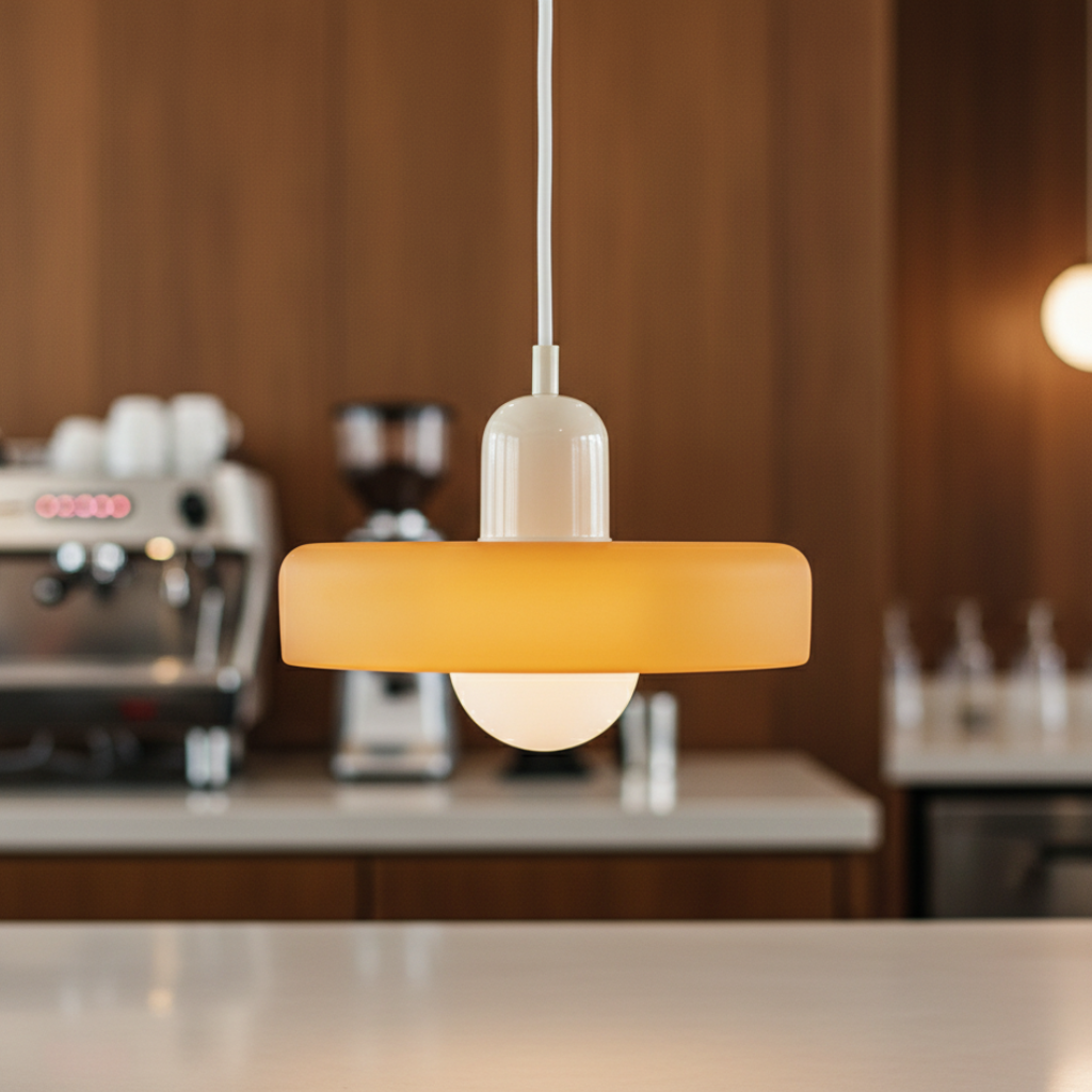 Bauhaus-Inspired Glass Pendant Light – Modern Kitchen Pendant Lighting Fixture 5