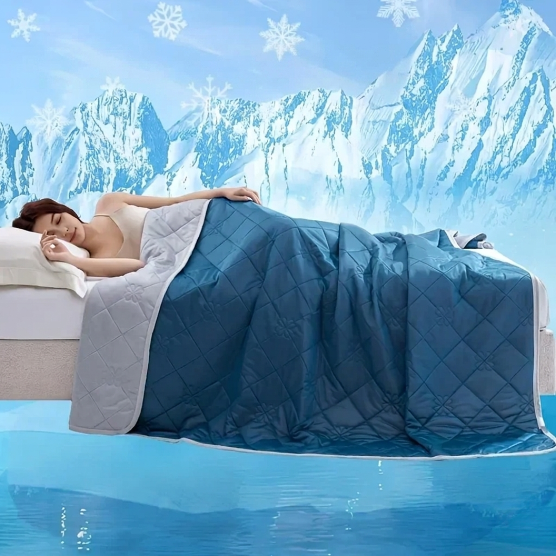 Best Cooling Blanket for Hot Sleepers – Large Dual-Sided Soft Polyester