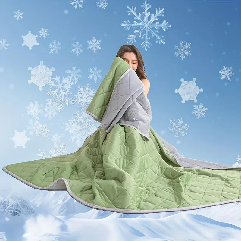 Best Cooling Blanket for Hot Sleepers – Large Dual-Sided Soft Polyester