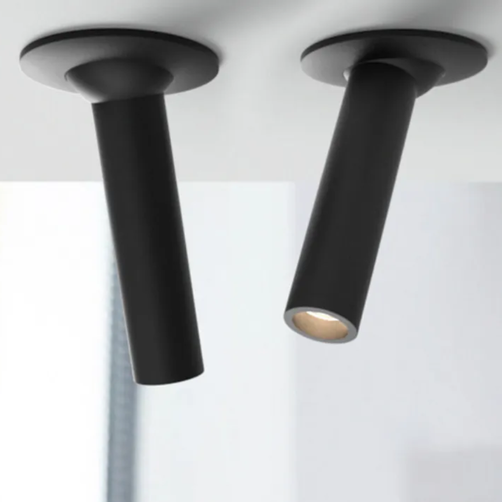 Black Minimalist Pendant Light – Adjustable Beam and Sleek Aluminum Design 4