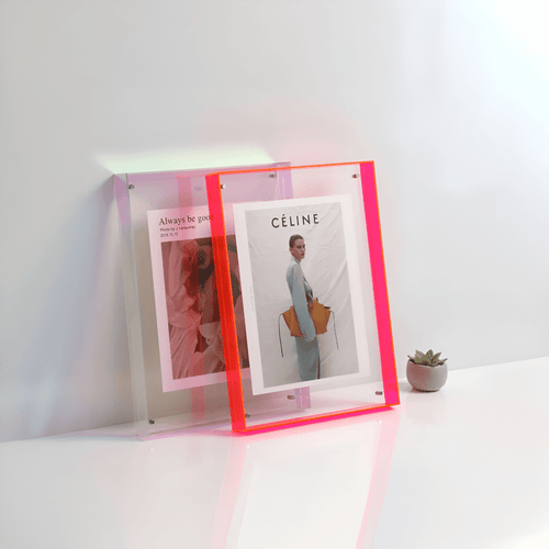 Colored Transparent Acrylic Picture Frame – Modern, Sleek Design for Stylish Displays