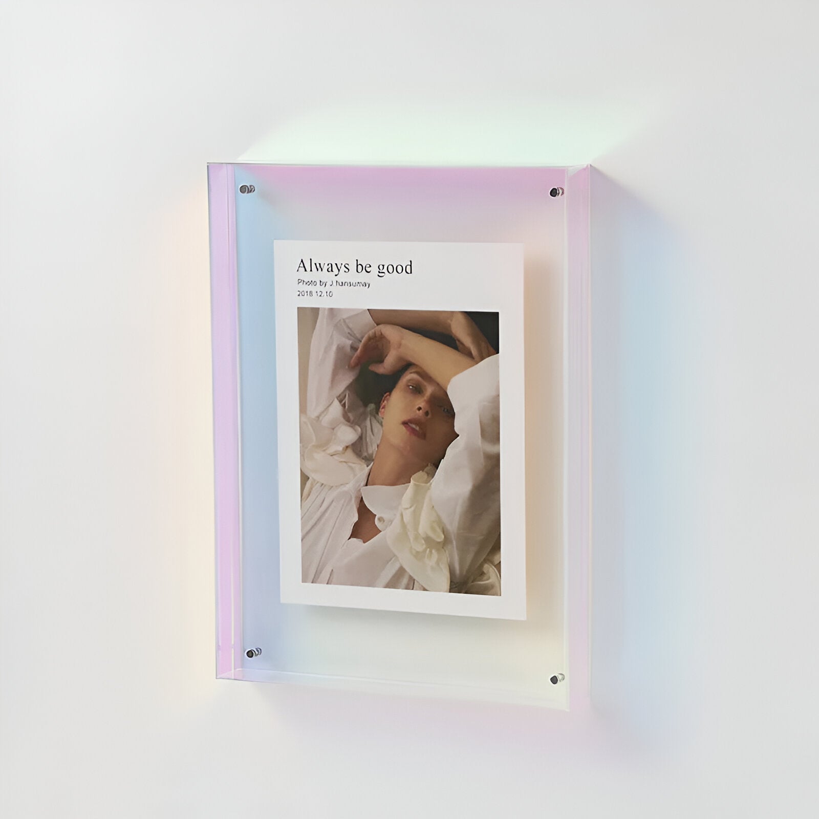 Colored Transparent Acrylic Picture Frame – Modern, Sleek Design for Stylish Displays 10