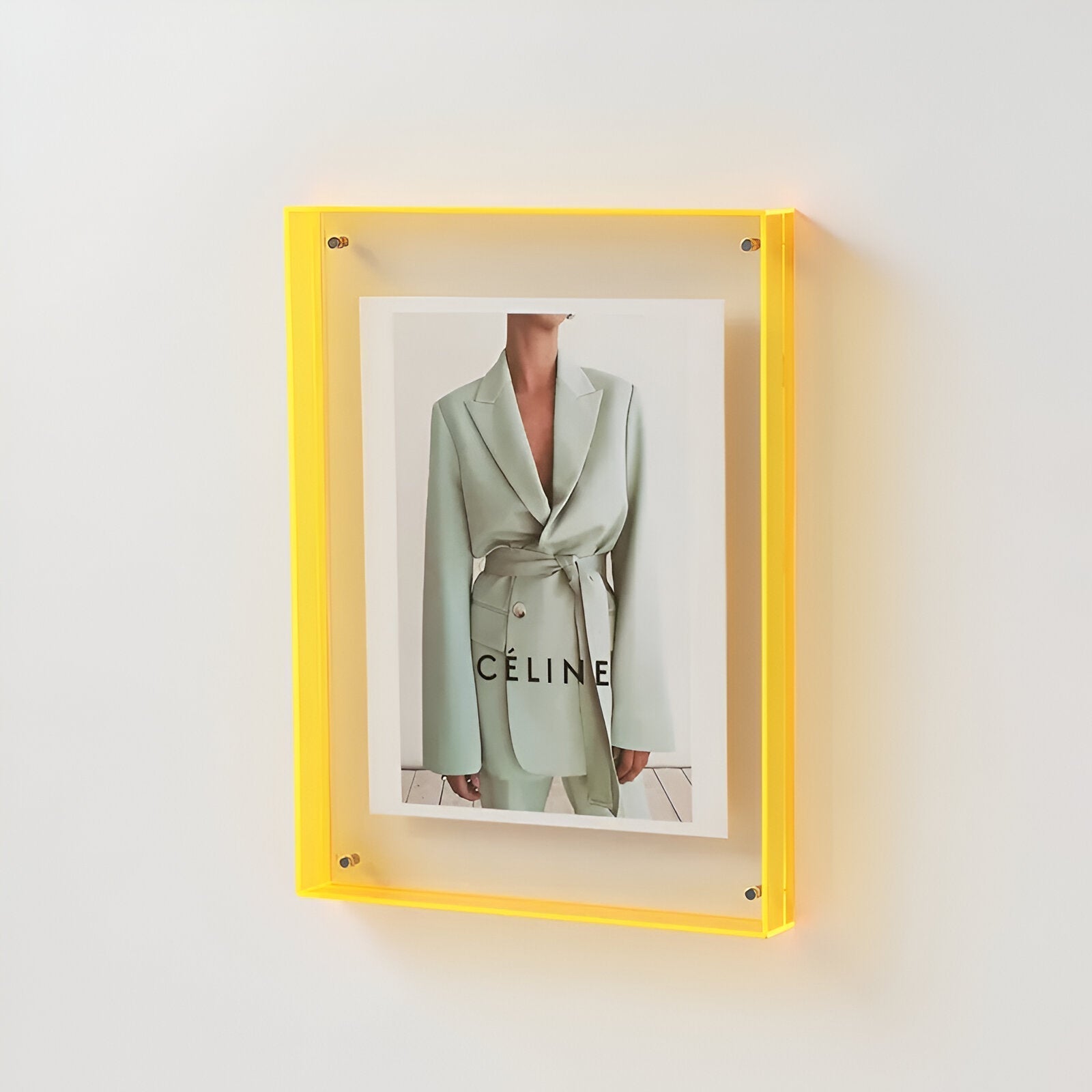 Colored Transparent Acrylic Picture Frame – Modern, Sleek Design for Stylish Displays 11