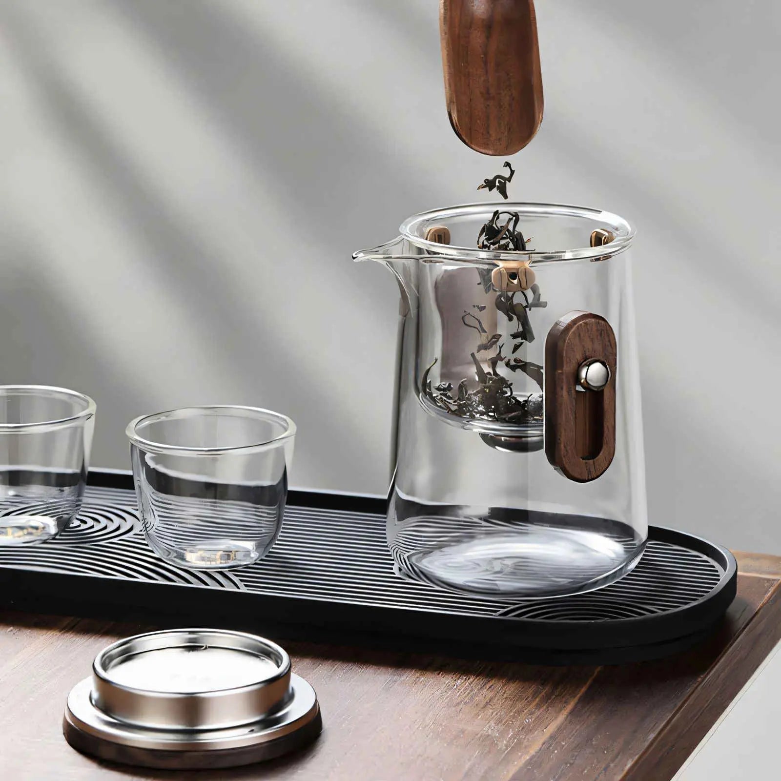 Compact Travel Tea Set – Lightweight Borosilicate Glass with Advanced Filtration 3