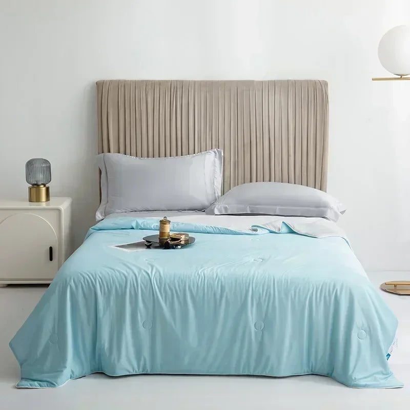 Cooling Summer Blanket – Lightweight Ice Silk Comforter with Double-Sided Cooling 6