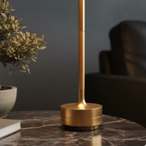 Cordless LED Table Lamp – Minimalist Floating Disc Portable Light
