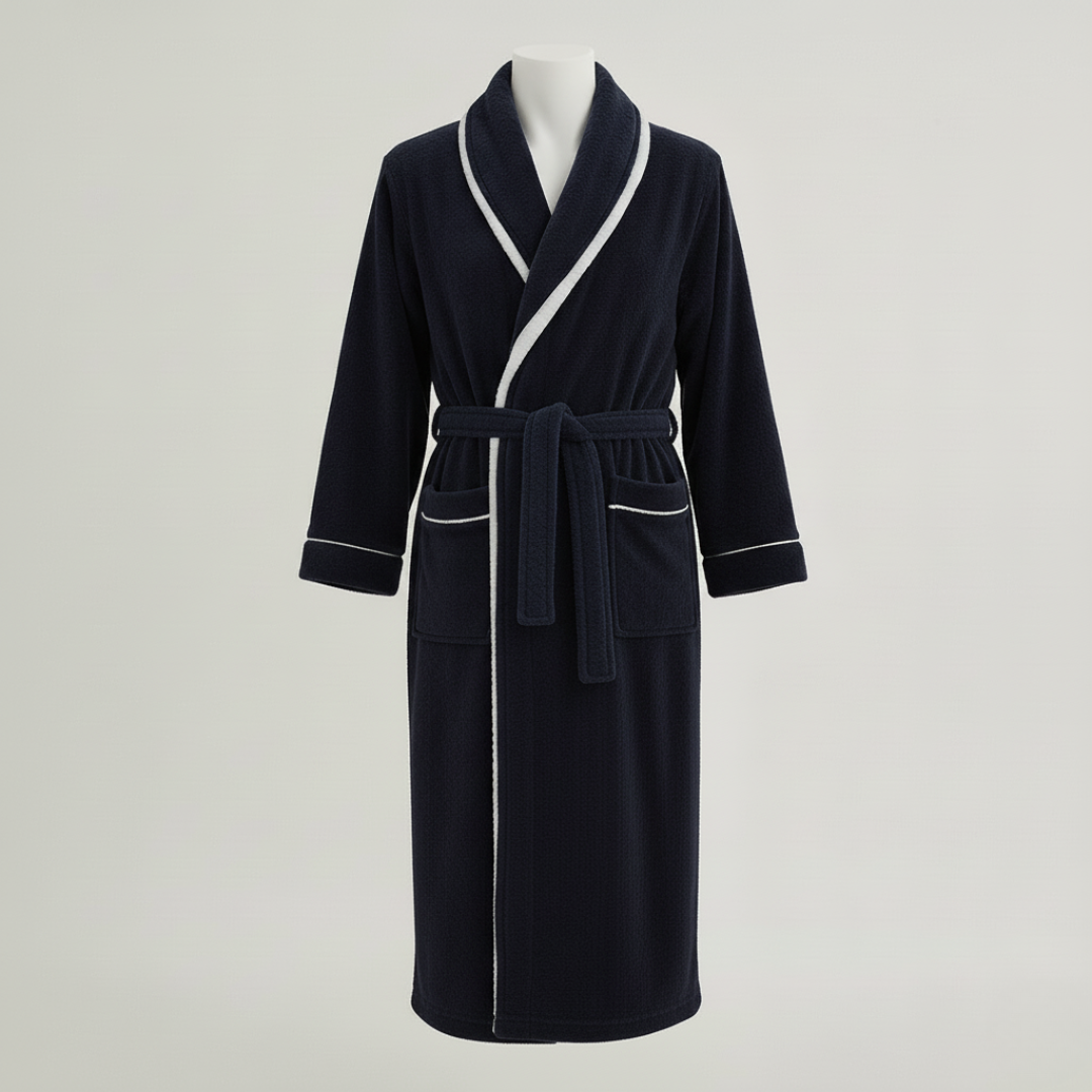 Couples Matching Bathrobes Long Ankle Length Plush Robe