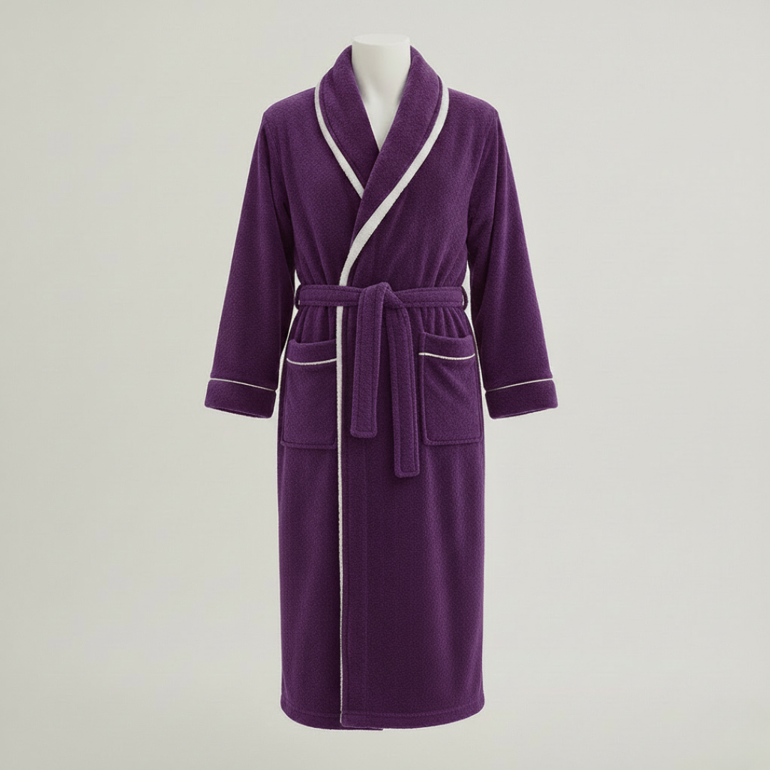 Couples Matching Bathrobes Long Ankle Length Plush Robe