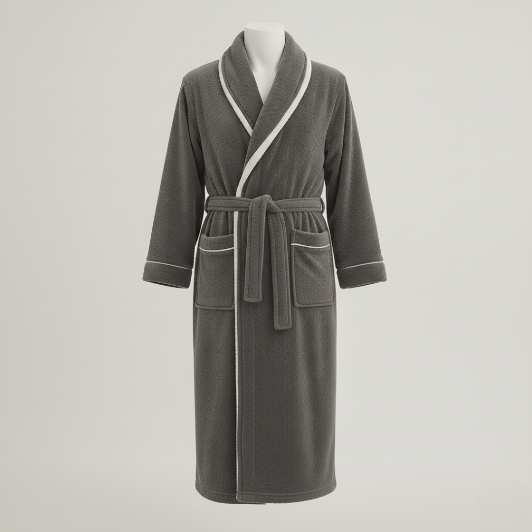 Couples Matching Bathrobes Long Ankle Length Plush Robe