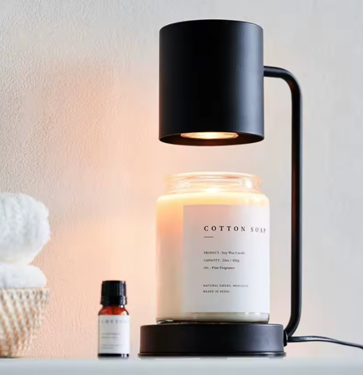 Elegant Candle Warmer Lamp – Dual-Purpose Design for Modern Home Decor 7