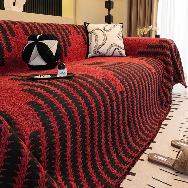 Elegant Chenille Sofa Cover – Soft, Durable, and Versatile Protection 6