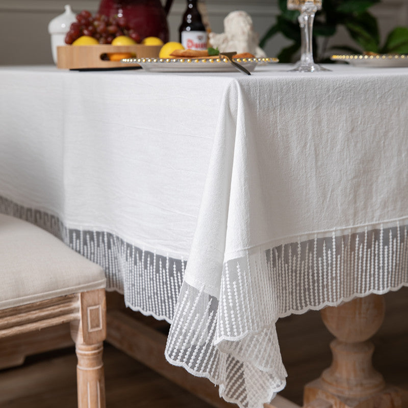 Elegant Cotton Tablecloth – Durable, Versatile, and Soft for Any Occasion 4