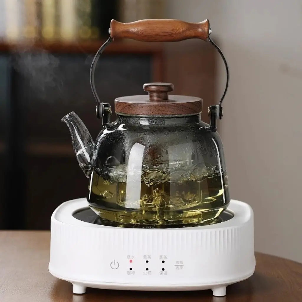 Elegant Glass Teapot with Infuser – Heat-Resistant Borosilicate Design 6
