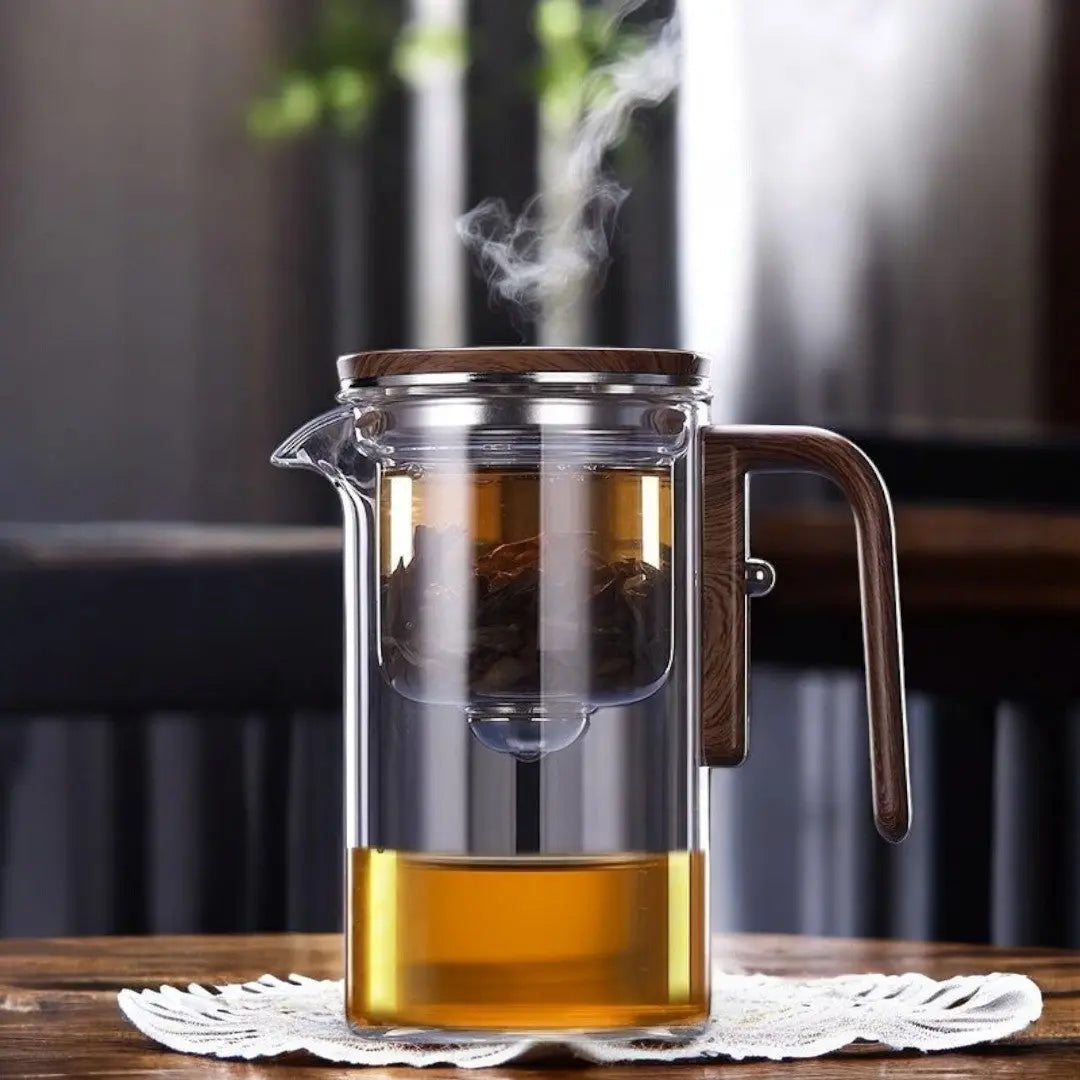 Elegant Glass Teapot with Magnetic Filtration – Premium Design for Pure Tea 0