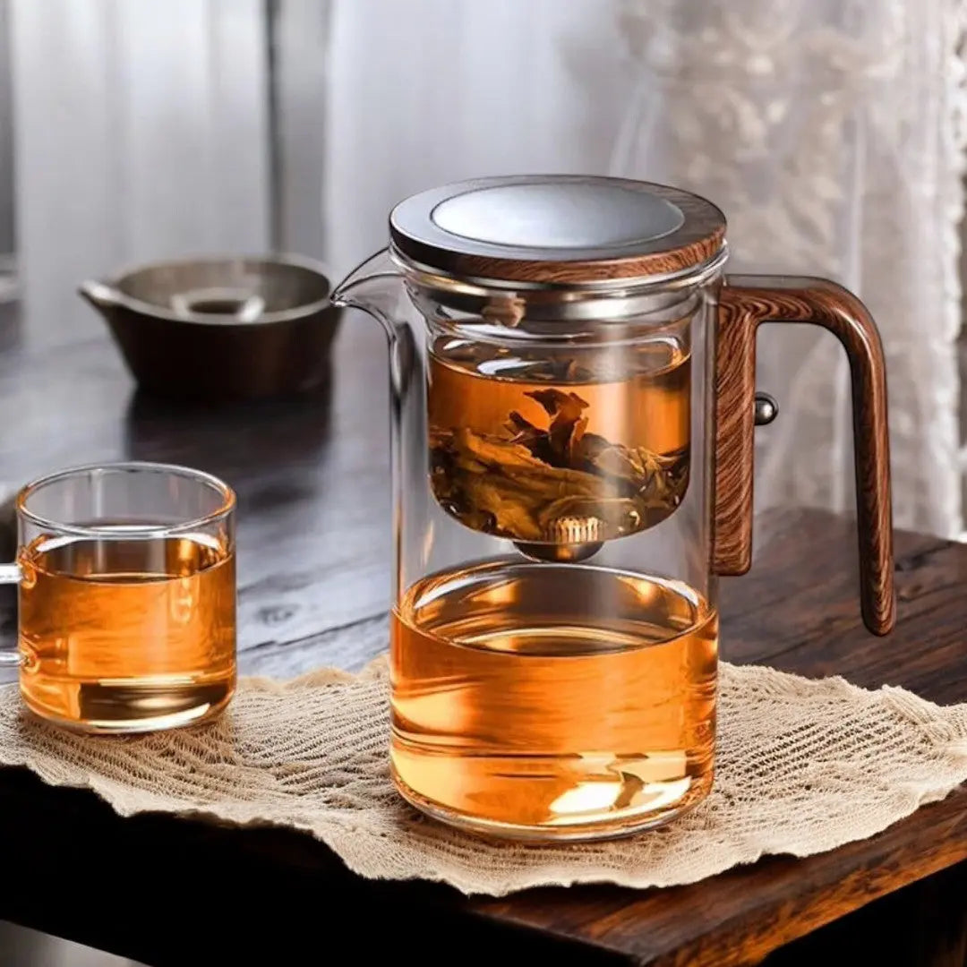 Elegant Glass Teapot with Magnetic Filtration – Premium Design for Pure Tea 5