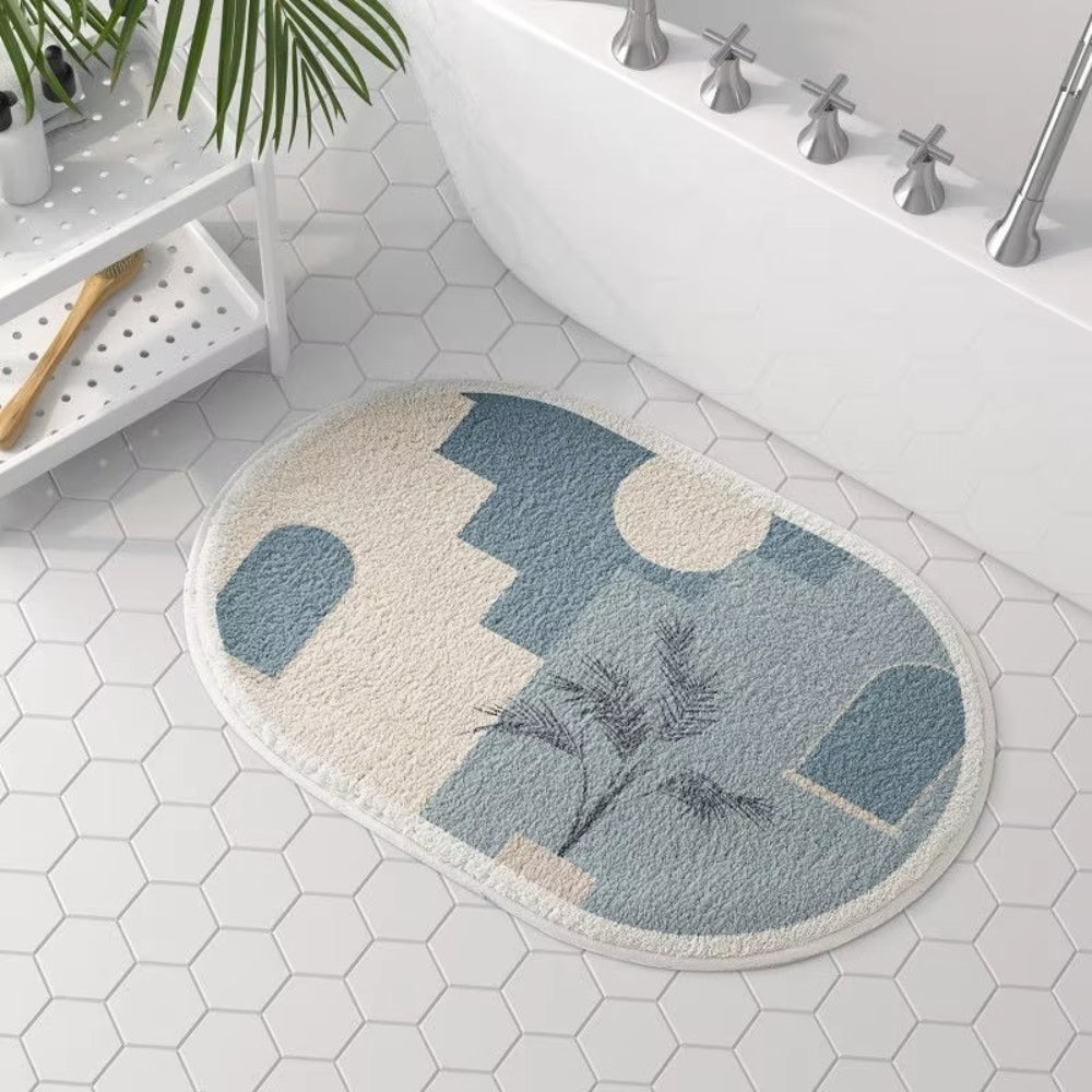 Elegant Night Sky Bath Mat – Soft Microfiber Blend for Absorbent Comfort 5