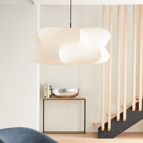 Elegant Silk Cocoon Pendant Light | Modern Design with Adjustable Hanging Cable
