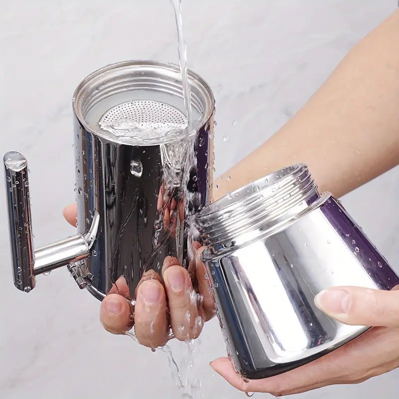 Elegant Stainless Steel Moka Pot – Premium Espresso Maker with Heat-Resistant Design 3