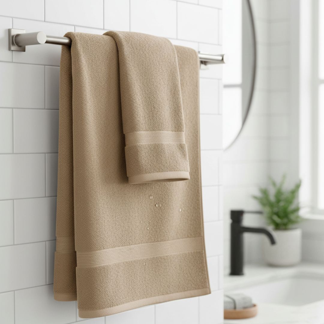 Heavyweight 100% Cotton Bath Towels – 2-Piece Set Luxury Towels