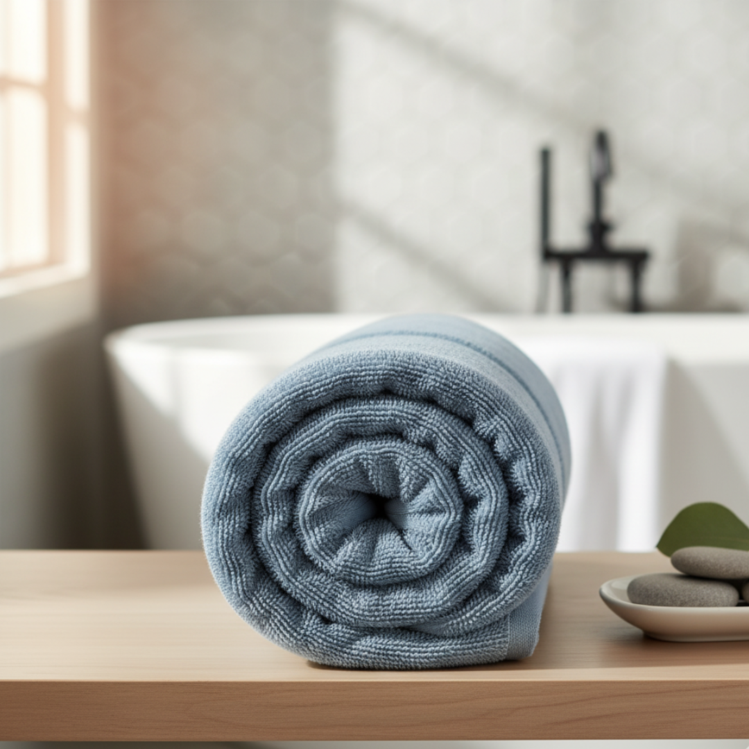 Heavyweight 100% Cotton Bath Towels – 2-Piece Set Luxury Towels