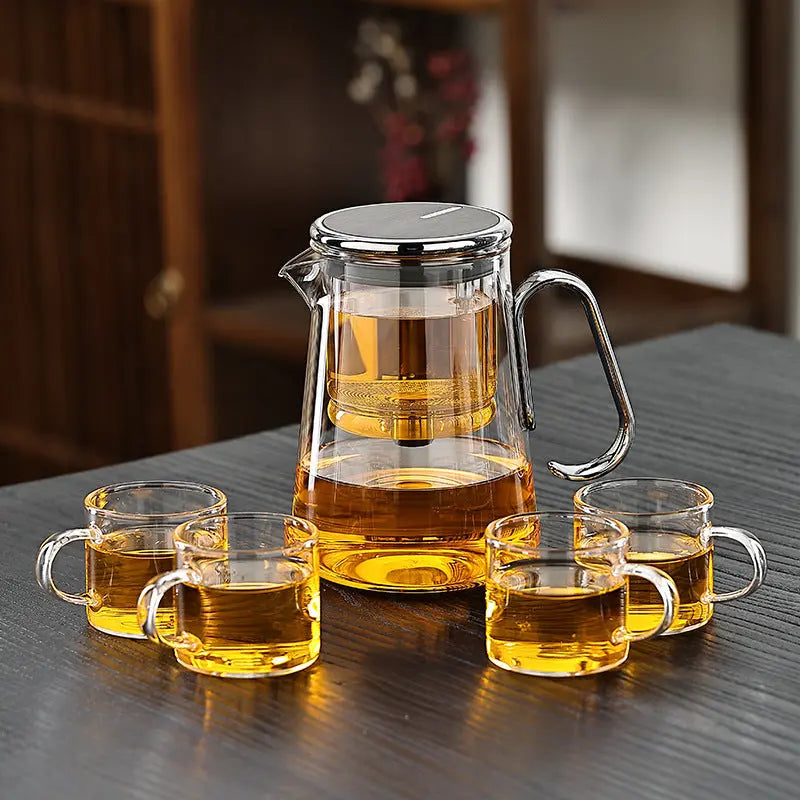Innovative Glass Teapot with Infuser – Heat-Resistant Borosilicate and 700ml Capacity 5