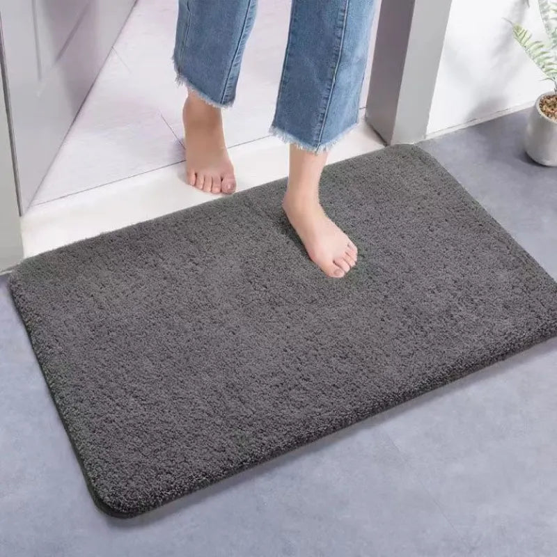 Luxurious Soft Non-Slip Bath Mat – Thick, Absorbent, Stylish Stripe Design