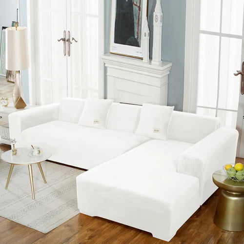 Luxurious Stretch Velvet Sofa Cover | Elegant, Soft Protection with Snug Fit