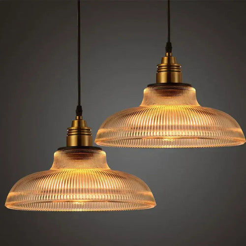 Modern Glass Aura Pendant Ceiling Lamp - Dimmable 8W LED, Adjustable Hanging Wire