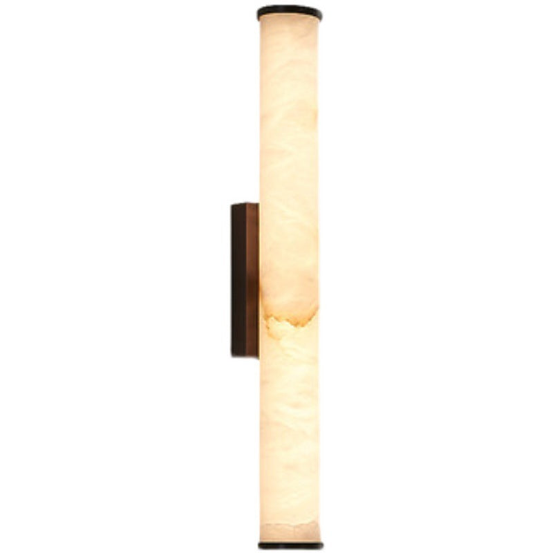 Modern Minimalist Wall Sconce – Elegant Marble Design with Warm White LED Light 1