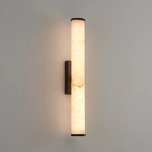 Modern Minimalist Wall Sconce | Elegant Marble Design with Warm White LED Light