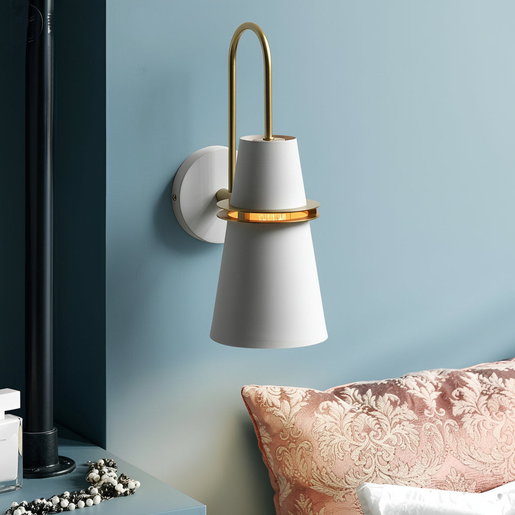 Modern Nordic Wall Sconce – Minimalist Iron Light with Matte Finish 0
