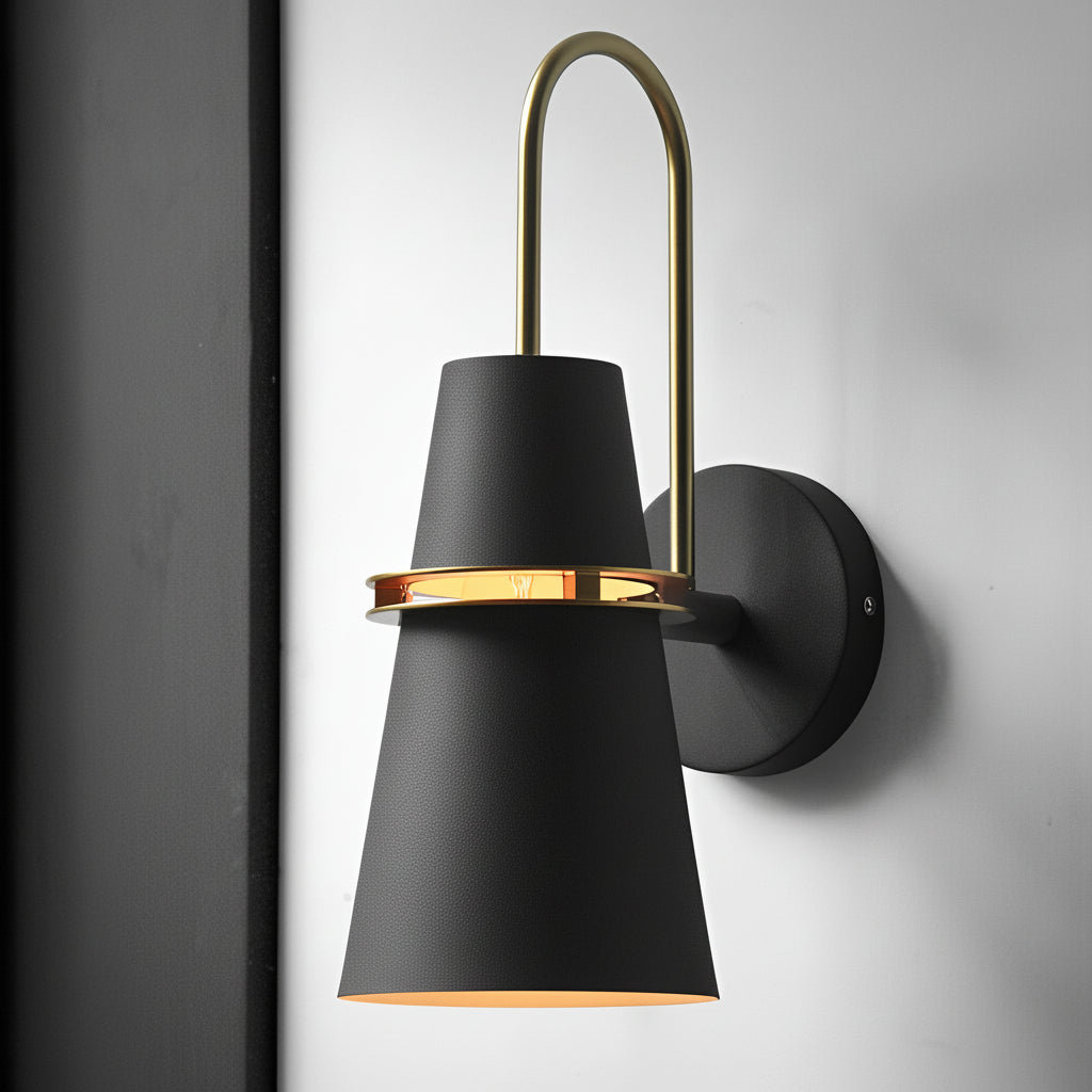 Modern Nordic Wall Sconce – Minimalist Iron Light with Matte Finish 1