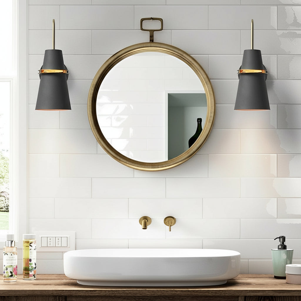 Modern Nordic Wall Sconce – Minimalist Iron Light with Matte Finish 4